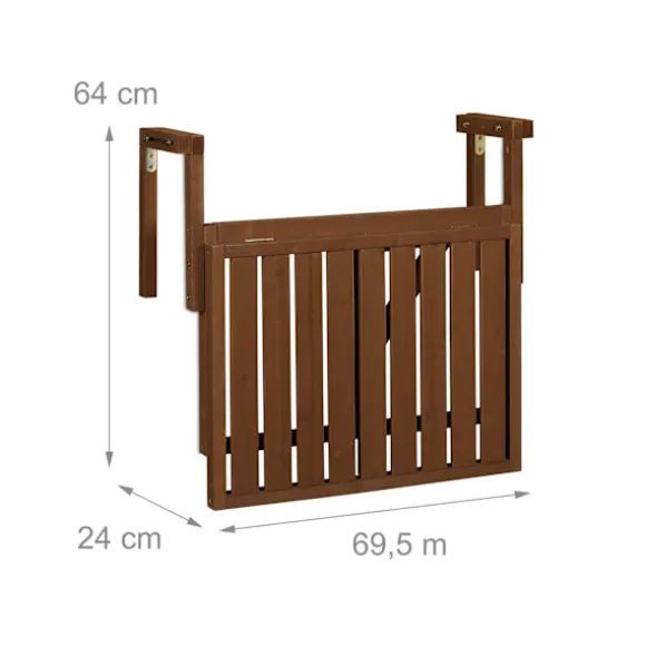 Balkon bordhængende træ