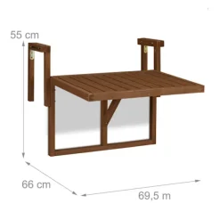 Balkon bordhængende træ