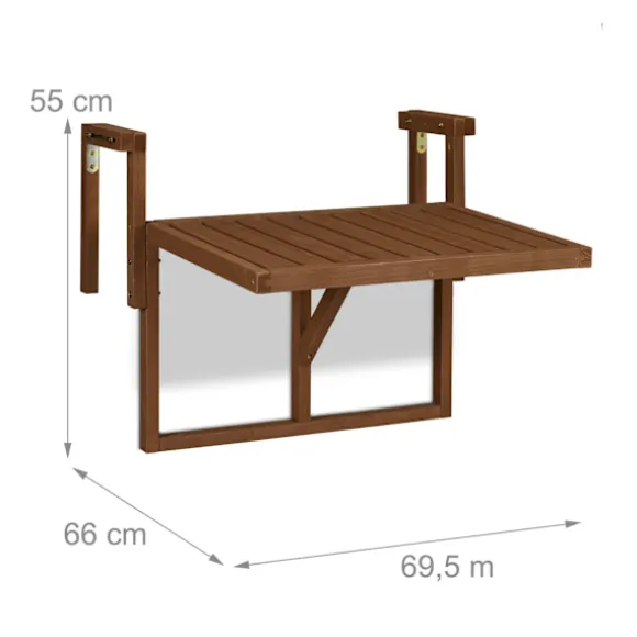 Balkon bordhængende træ