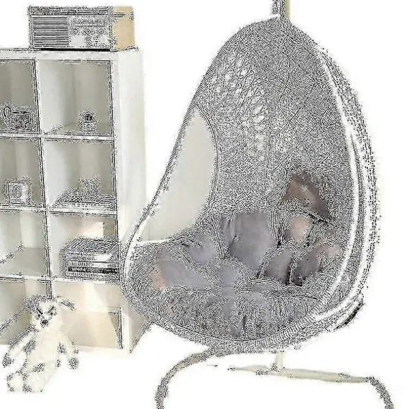Balkon Kontor Have Gyngestol Rattan Stole Hynder Gynge Hængekurv Stol Hynde Æggestol Hængekøje Hynde