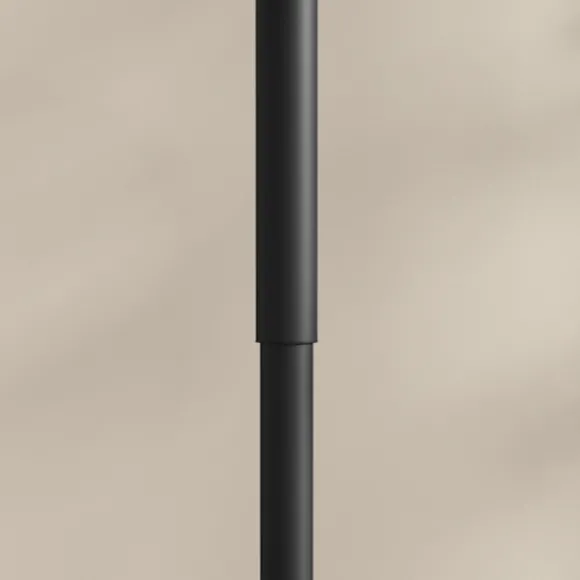 Barbord, barbord, rundt spisebord til 2 personer, køkkenbord med marmorlook til stue, spisestue, små værelser, sort, Ø60 x 68-93,5cm