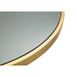 Barbord, Rundt 70x103 cm, Guldflettet Design