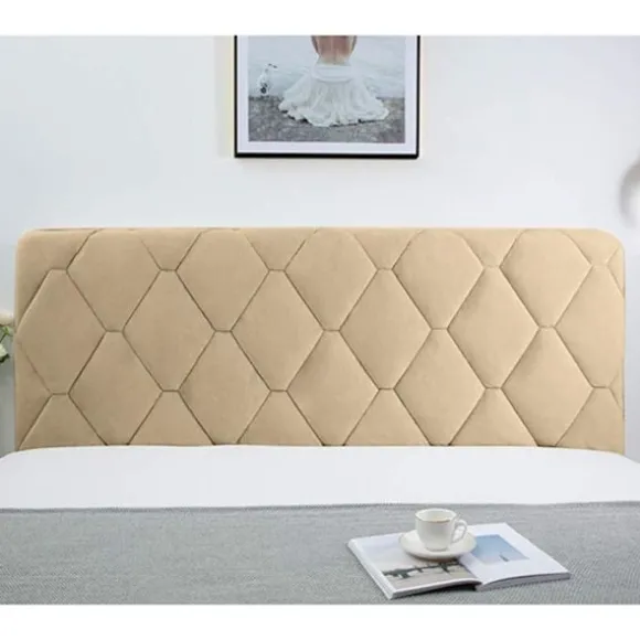 Beige, 150 cm, Beskyttende strækbart sengegærdebetræk, støvtæt sengepudebetræk, strækbart all-inclusive betræk, tykt anti-kollisions W