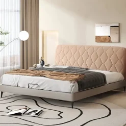 Beige, 150 cm, Beskyttende strækbart sengegærdebetræk, støvtæt sengepudebetræk, strækbart all-inclusive betræk, tykt anti-kollisions W