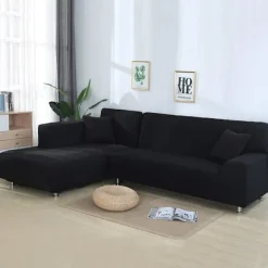 Beskyt ny sofa med spandex skridsikre betræk, fuld beskyttelse af dine møbler, skridsikker elastisk bund sikrer sikker pasform på L-formet sektionssofa | Fyndiq
