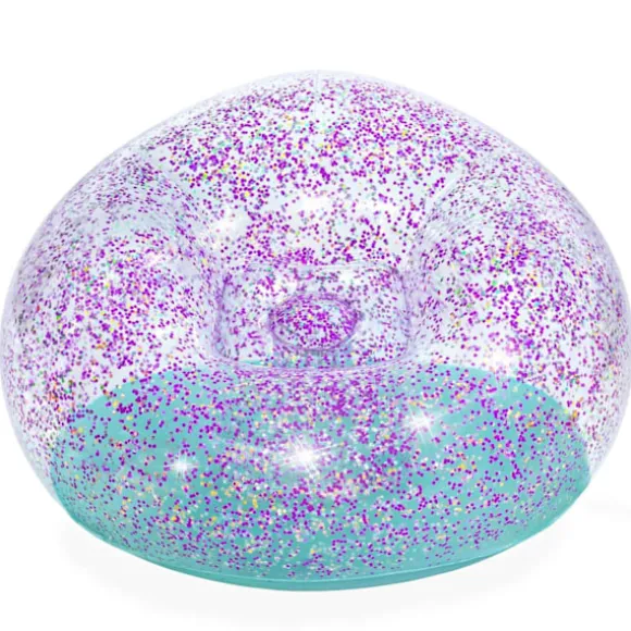 Bestway 75115 oppustelig glitterstol