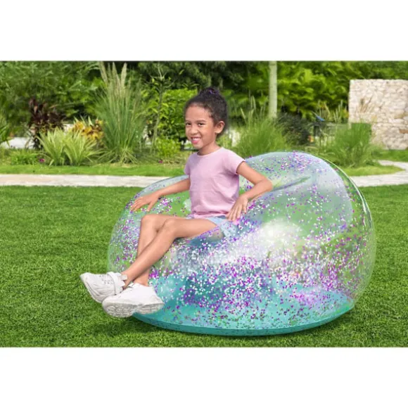 Bestway 75115 oppustelig glitterstol