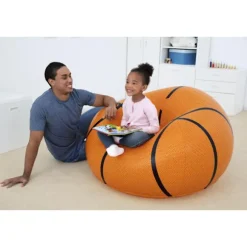 Bestway Oppustelig Lænestol Basketball Orange 6
