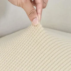 Betræk til sofahynde, strækbart betræk til sofahynde, elastiske hyndebetræk, slipcover til sofahynde, skridsikkert stof tartan