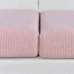 Blå stenblå; Ekstra stort enkelt sofabetræk, bredde 65-95CM, længde 65-95CM; Nordisk minimalistisk stil majsfleece sofabetræk, fuld dækning elas Single-seater | Fyndiq