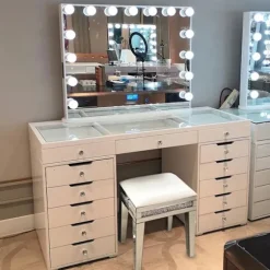Black Friday 52x42cm Hollywood Makeup Spejl Pærer 10 LED Pærer (Kun Pære)