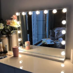 Black Friday 52x42cm Hollywood Makeup Spejl Pærer 10 LED Pærer (Kun Pære)