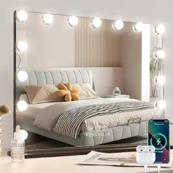 Black Friday 52x42cm Hollywood Makeup Spejl Pærer 10 LED Pærer (Kun Pære)