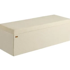 Bænk Beige Snor 114x38x38cm MDF foldbar