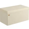 Bænk Beige snor 76x38x38cm MDF foldbar