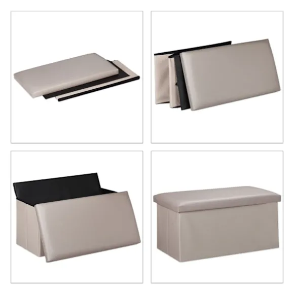 Bænk i kunstlæder