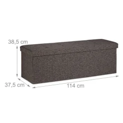 Bænk med 3 rum