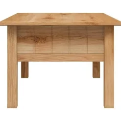 Bord - Panama - Massiv fyr - 100 x 60 x 43,5 cm - Med skuffe Naturlig träfärg