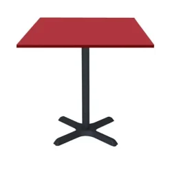 Bord 70 x 70 cm - almindelig rød Dina model Röd