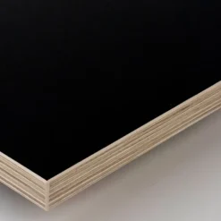 Bord 70 x 70 cm - Dina model sorte trækanter Svart