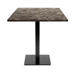 Bord 70 x 70 cm - Milan Indra marmor model Grå