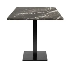 Bord 70 x 70 cm - Milan royal marmor model Svart