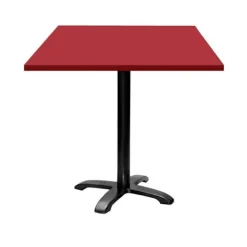 Bord 70 x 70 cm - model Bazila rød Röd
