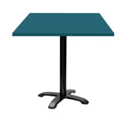Bord 70 x 70 cm - model Bazila preussisk blå Blå