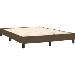 Boxmadras - Eksklusiv Hjem - 140x200 cm - Fjedermadras - Justerbar hovedgærde - Farvet LED