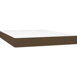 Boxmadras - Eksklusiv Hjem - 140x200 cm - Fjedermadras - Justerbar hovedgærde - Farvet LED