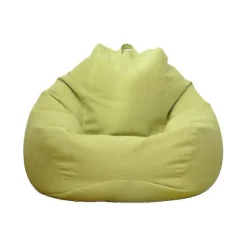 Brand New Ekstra Stor Sækkestol Sofa Betræk Indendørs Lazy Lounger Til Voksne Børn-Grøn