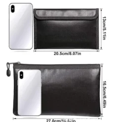 Brandsikker Afskærmende Dokumenttaske til Værdigenstande XL XL