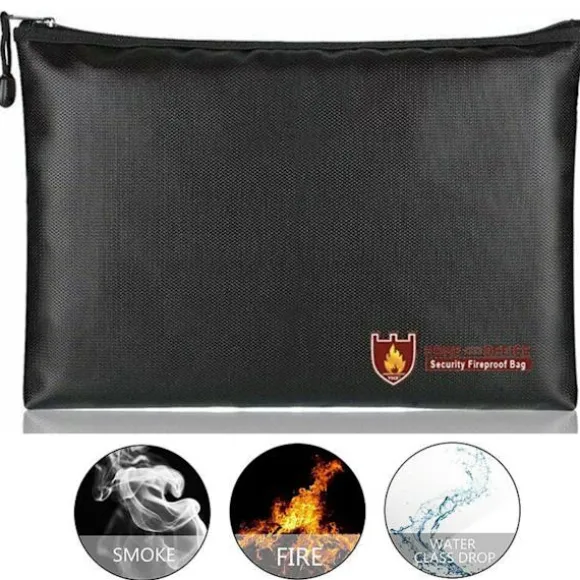 Brandsikker Dokumentmappe Pengekasse Brandsikker Vandtæt 34x25cm