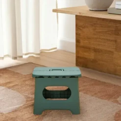 Bærbar foldeskammel til udendørs brug, let og robust kompakt foldesæde med bærehåndtag, let at rengøre foldbar skammel med pladsbesparende design green XL | Fyndiq
