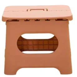 Bærbar Foldeskammel til Udendørs Brug, Let og Robust Kompakt Foldesæde med Bærehåndtag, Let at Rengøre Sammenklappelig Skammel med Pladsbesparende Design pink S | Fyndiq