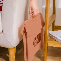 Bærbar Foldeskammel til Udendørs Brug, Let og Robust Kompakt Foldesæde med Bærehåndtag, Let at Rengøre Sammenklappelig Skammel med Pladsbesparende Design pink S | Fyndiq