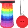 Bærbar foldestol, højdejusterbar: velegnet til grillfester, køkkener, arbejdsområder, børneområder osv., med en maksimal belastningskapacitet...