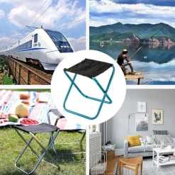 Bærbar Mini Foldeskammel, Lille Camping Skammel Mortable Skammel Kan Holde Op Til 72 kg
