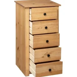 Buffet - Panama - Pin massiv - 5 skuffer - 46 x 40 x 89 cm