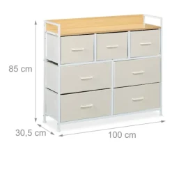 Bureau med 7 rum