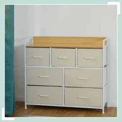 Bureau med 7 rum