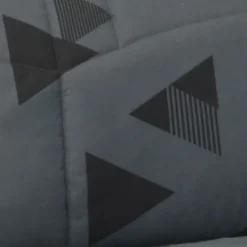 BZ DREAM bænksæde - Bikinigrå - 2 sæder - 100% bomuld - L 145 x D 100 x H 90 cm grå bikini (geometriskt mönster)