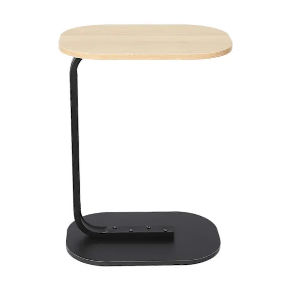 C-formet Sidebord Fritstående Sofabord_jarx Log Black