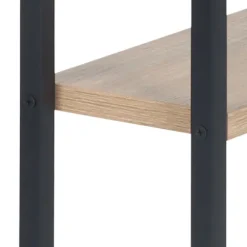 C-formet sidebord med 2 hylder til sofa og seng