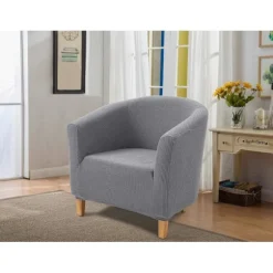 Chesterfield lænestol betræk, Jacquard stretch badekar