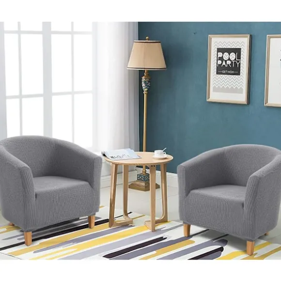 Chesterfield lænestol betræk, Jacquard stretch badekar