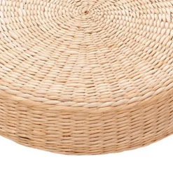 45cm Yoga Måtten Rund Pouf Gulvpude Pude Halm Meditation Fortykkelse Blød Yoga Udstyr
