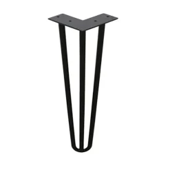 (20cm)4x Bordben hårnålsben Hårnålsben Stål bordben DIY Bordglider Udskiftelige bord