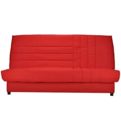 COMFORT BULTEX 3-personers sovesofa - Rødt stof L 192 x D 95 cm - BEIJA Röd