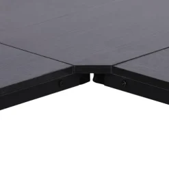 Computer Skrivebord L-Shape Hjørne Skrivebord, Vinkel Skrivebord, Mdf, Sort, 150X150X76Cm